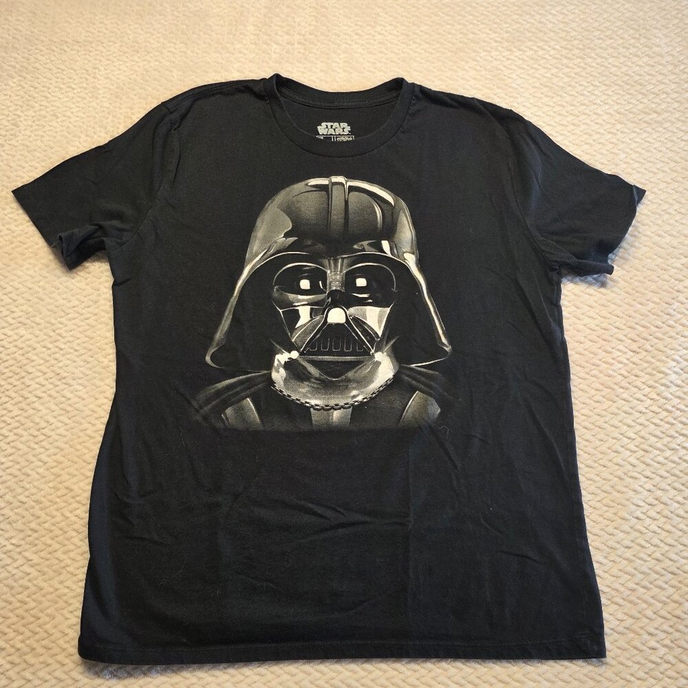 Star Wars Darth Vader T- Shirt Youth SZ Large Black